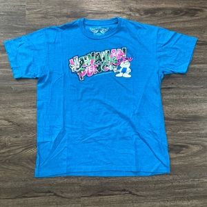 Bright Blue Hawaiian Punch Shirt